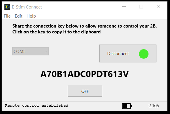Connected to Remote User