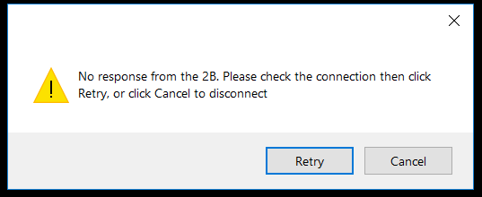 No Response fro the 2B